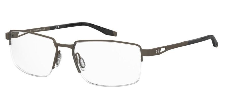 Under Armour UA 5078/G SO5 Grey Rectangular Men's Eyeglasses