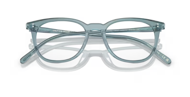 Oliver Peoples 0OV5538U Josianne 1617 Washed Teal Soft Round Men's Eyeglasses