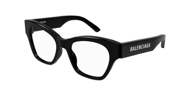 Balenciaga BB0263O 001 Black Cat-Eye Women's Eyeglasses