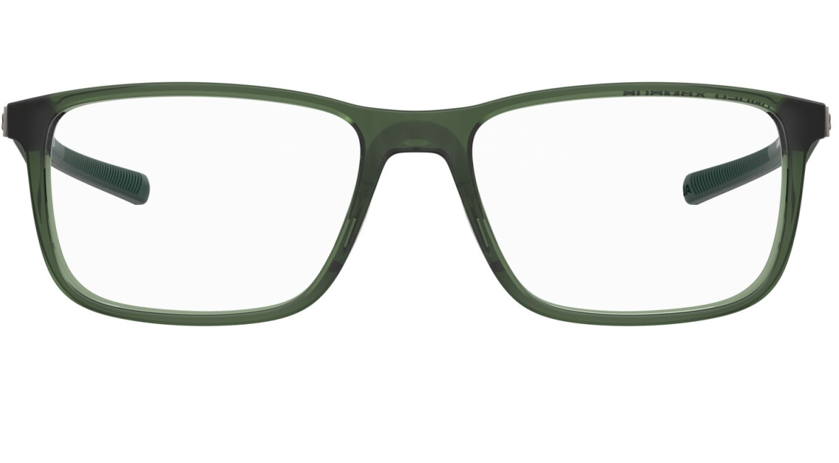 Under Armour UA 5085/G B59 Green Crystal Rectangular Men's Eyeglasses