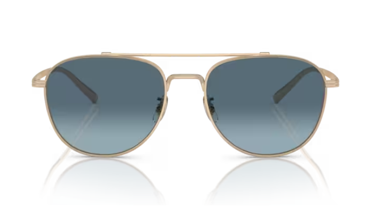 Oliver Peoples OV1335ST 5035Q8 Gold/Marine Gradient Soft Square Men's Sunglasses