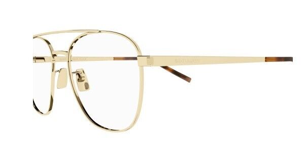 Saint Laurent SL 530 003 Gold Caravan Unisex Eyeglasses