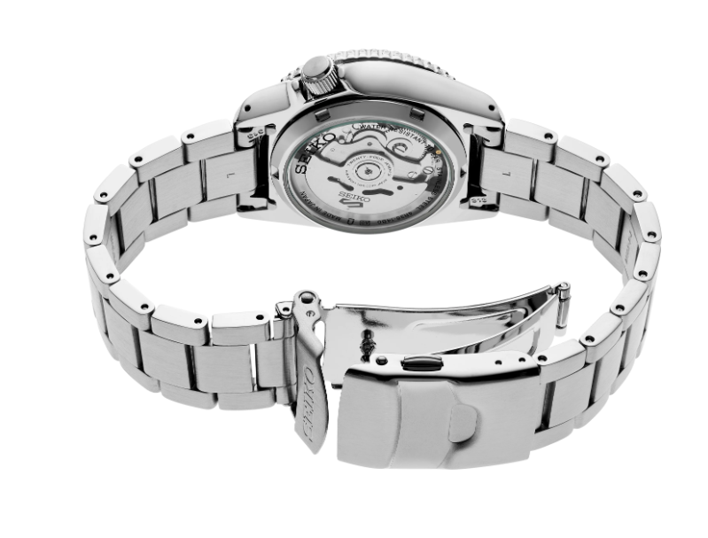 Seiko 5 Sports SKX Mid-Size Stainless Steel Ivory Dial Men's Watch SRPK31