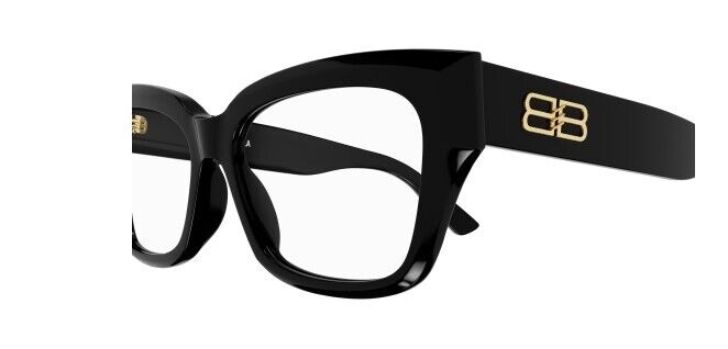 Balenciaga BB0274O 001 Black Cat-Eye Women's Eyeglasses