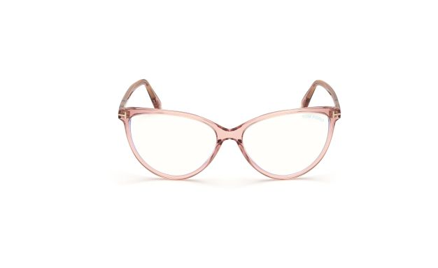 Tom Ford FT5743-B 74 Pink Cat Eye Women's Eyeglasses