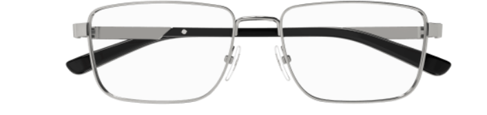 Gucci GG1291O 001 Gunmetal Rectangular Men's  Eyeglasses