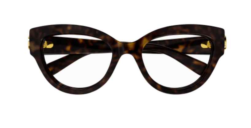 Gucci GG1598O 002 Black Cat Eye Women Eyeglasses