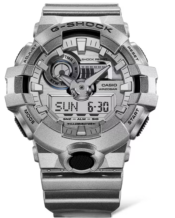 Casio G Shock 700 Series Analog Digital Mirror LCD Dial Men's Watch GA700FF-8A