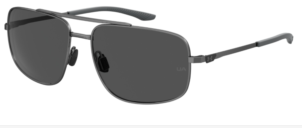 Under Armour UA 0015/G/S 0KJ1/IR Dark Ruthenium/Gray Navigator Men's Sunglasses