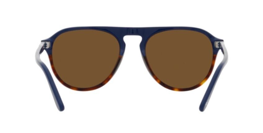 Persol 0PO3302S 117857 Blue-Havana/Brown Polarized Unisex Sunglasses