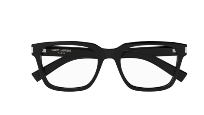 Saint Laurent SL 621 001 Black Square Men's Eyeglasses