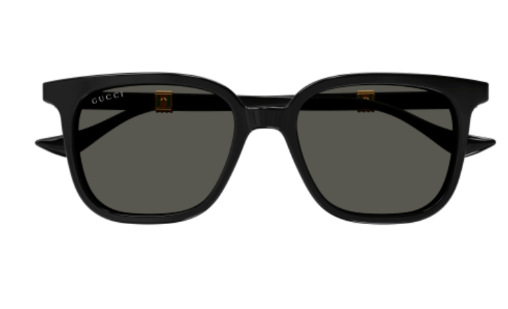 Gucci GG1493S 001 Black/Grey Square Men's Sunglasses