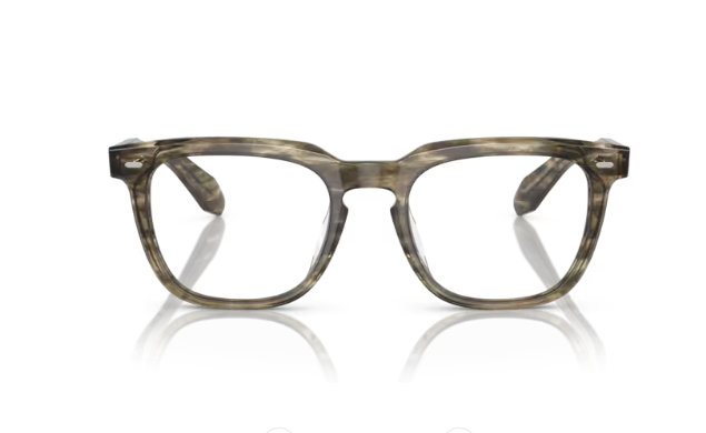 Oliver Peoples 0OV5546U N.06 1735 Soft Olive Bark Soft Square Men's Eyeglasses