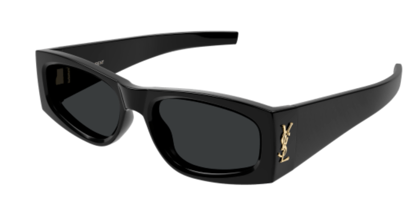 Saint Laurent SL M140 001 Black/Black Soft Cat Eye Women's Sunglasses