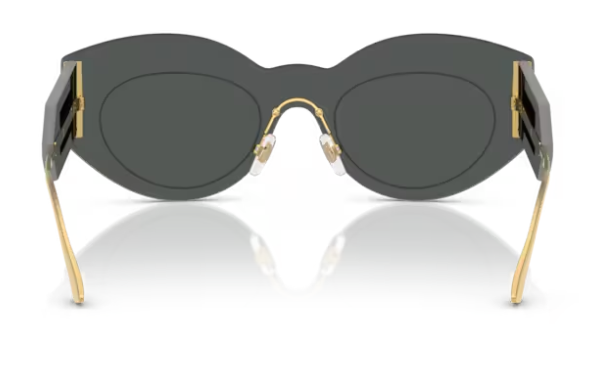 Versace 0VE2276 100287 Gold/Dark grey Mask Women's Sunglasses