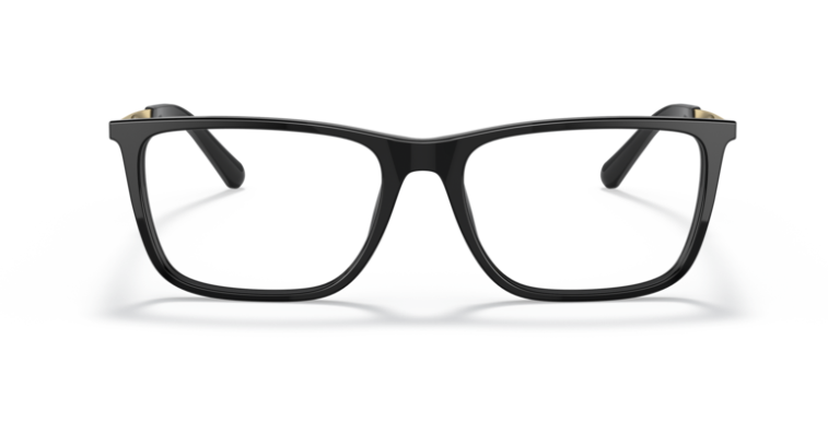 Versace 0VE3301 GB1  Black 56 mm Square Men's Eyeglasses