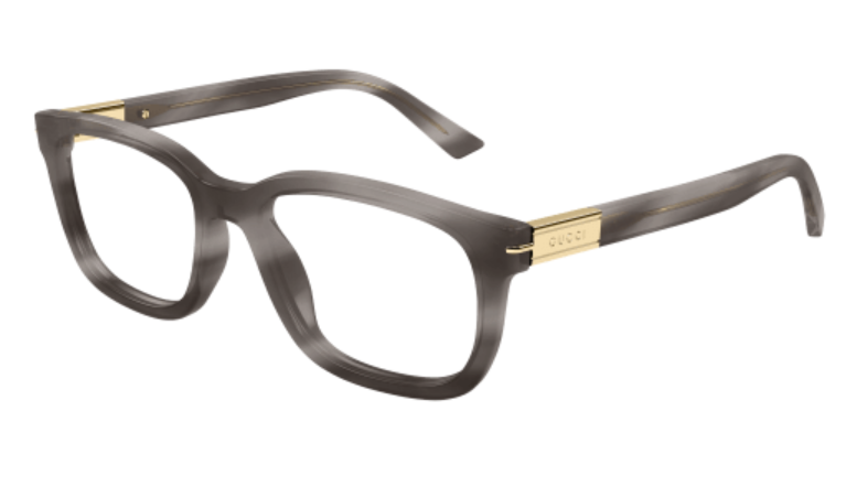 Gucci GG1776O 002 Havana Square Men's Eyeglasses