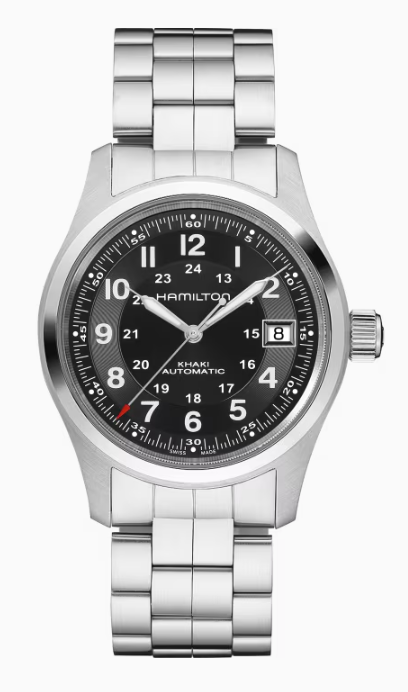 Hamilton KHAKI FIELD Automatic Black Dial 38mm Men's Watch H70455133