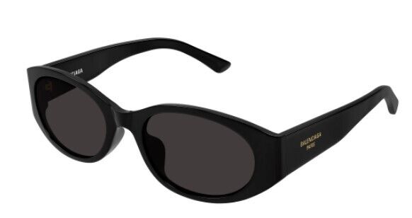 Balenciaga BB0369SK 001 Black/Grey Round Women's Sunglasses