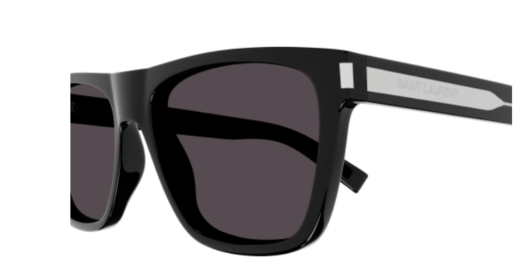 Saint Laurent SL 620 001 Black Square Men's Sunglasses