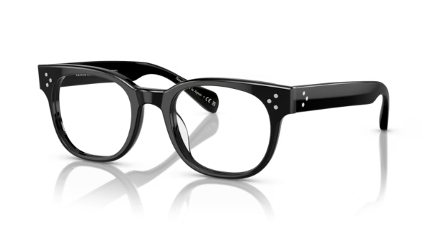 Oliver Peoples 0OV5545U Afton 1731 Black Soft Round Men's Eyeglasses