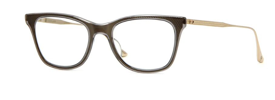 Dita Ashlar DTX 505 02 Grey /Gold Cat Eye Women's Eyeglasses