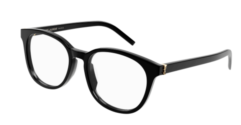 Saint Laurent SL M111/F 001 Black Soft Square Women's Eyeglasses