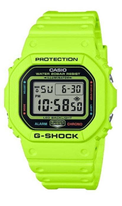 Casio G-Shock Digital 5600 Series Digital Dial Florescent Men's Watch DW5600EP-9