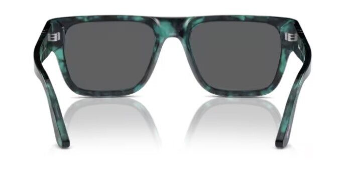 Persol 0PO3348S 1211B1 Blue Havana/Dark Green Square 57mm Square Mens Sunglasses