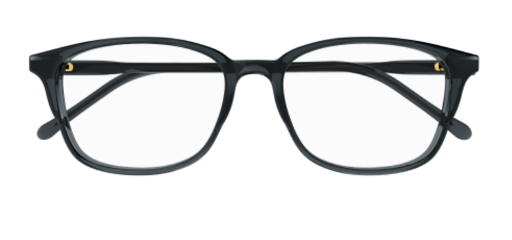 Gucci GG1610OA 002 Grey Soft Square Men's Eyeglasses