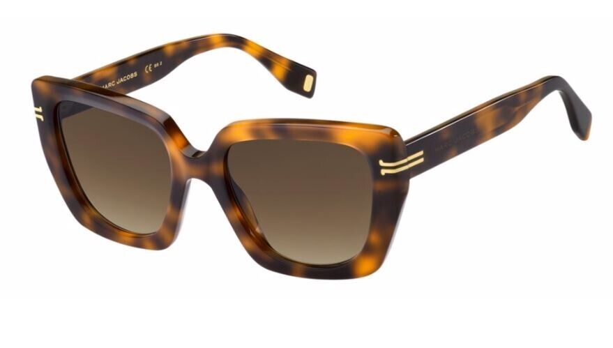 Marc Jacobs MJ/1051/S 005L/HA Havana/Brown Gradient Square Women's Sunglasses