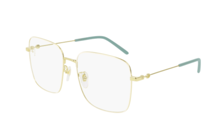 Gucci GG0445O 004 Gold Oversized Square Women's Eyeglasses