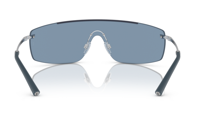 Oliver Peoples 0OV1344S R-5 506380 Blue Ash-Brushed Silver/Marine Sunglasses