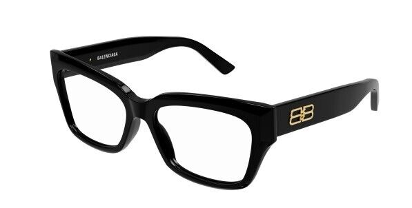 Balenciaga BB0274O 001 Black Cat-Eye Women's Eyeglasses