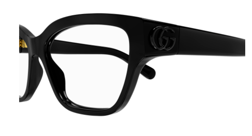 Gucci GG1597O 001 Black Cat Eye Women Eyeglasses