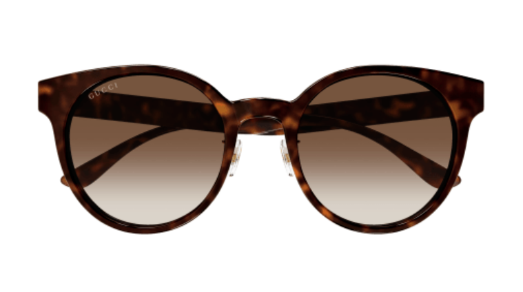 Gucci GG1339SK 003 Havana/Brown Soft Square Women's Sunglasses