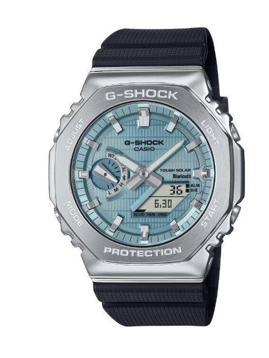 Casio G-Shock G-steel Tough Solar Bluetooth Blue Dial Watch GBM2100A-1A2