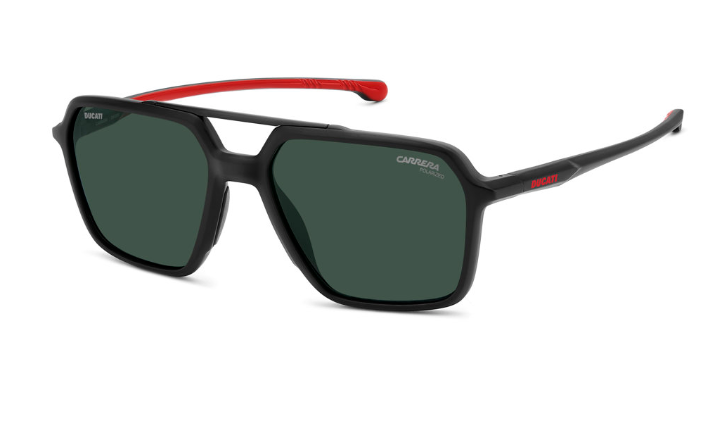 Carrera Ducati Carduc 042/S 003 Matte Black/Green Polarized Men's Sunglasses