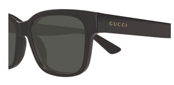 Gucci GG1716S 003 Grey/Grey Men's Rectangle Sunglasses