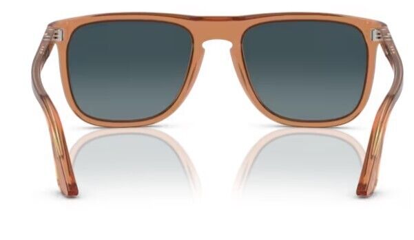 Persol 0PO3336S 1213S3 Transparent Brown / Blue Oval Shaped Women's Sunglasses