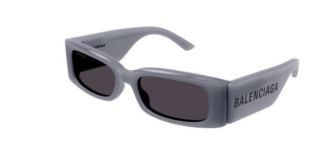 Balenciaga BB0260S 004 Grey Rectangular Women's Sunglasses