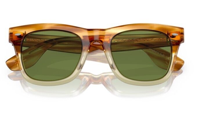 Oliver Peoples 0OV5497SU Mr. brunello 167452 Honey VSB/Green Unisex Sunglasses