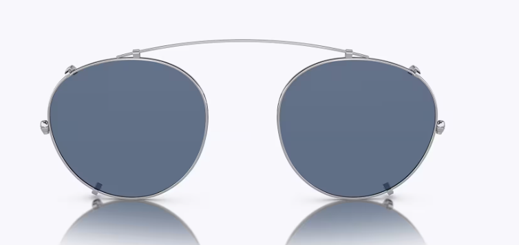 Occhiali Da Sole Clip-On Oliver Peoples Coleridge 0OV1186C - Montatura Oro Antico, Lenti Verdi