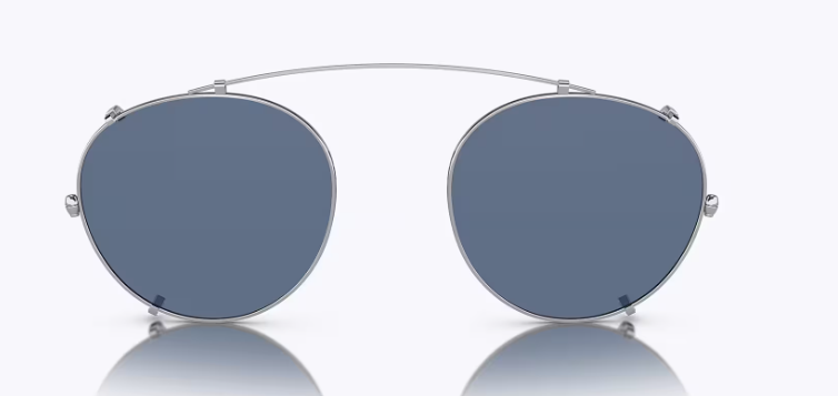 Oliver Peoples 0OV1186C Coleridge clip 503680 Silver /Blue 47mm Clip on