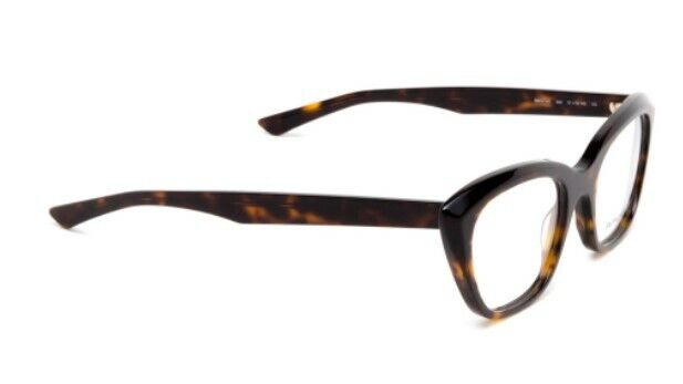 Balenciaga BB0219O 002 Havana Full-Rim Oval Women's Eyeglasses