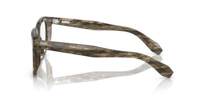 Oliver Peoples 0OV5546U N.06 1735 Soft Olive Bark Soft Square Men's Eyeglasses