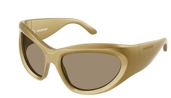 Balenciaga BB0228S-004 Gold/Brown  Women's Sunglasses