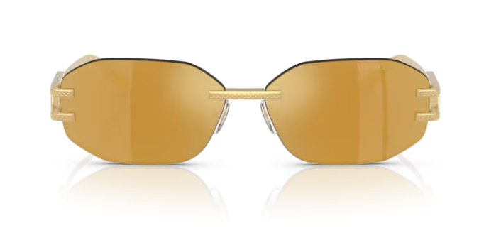 Versace 0VE2274 10027P  Gold/Brown Mirror Women's Sunglasses