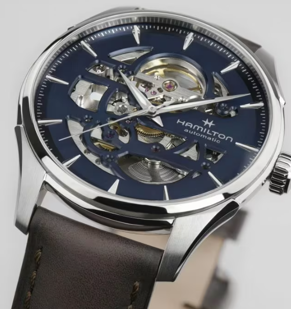 Hamilton Jazz Master Skeleton Auto Blue Dial Round Men's H42535541