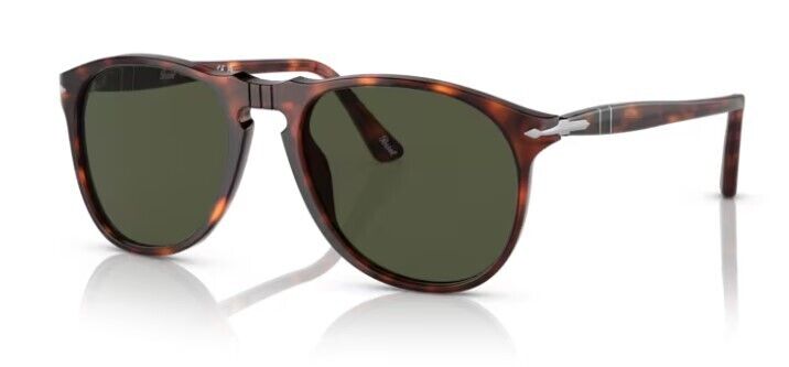 Persol 0PO9649S 24/31 Havana/Green Oval Shaped Men's Sunglasses